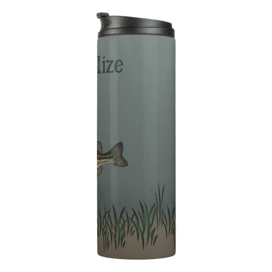 Bouteilles Isothermes Bass Fish Scène personnalisée (Tourné sur la droite)