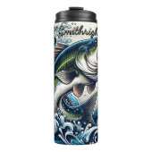 Bouteilles Isothermes Bass Splashing Ocean Waves (Devant)