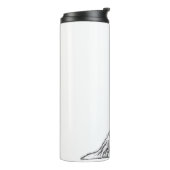 Bouteilles Isothermes basset blanc (Tourné sur la gauche)