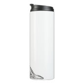 Bouteilles Isothermes basset blanc (Tourné sur la droite)