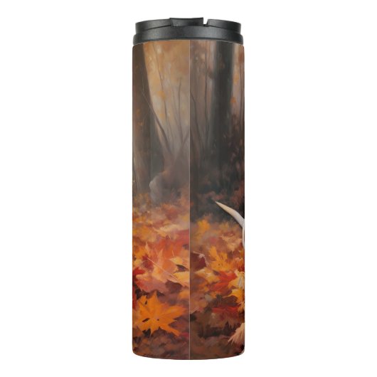 Bouteilles Isothermes Basset Hound à l'automne Leaves automne Inspire (Dos)