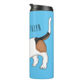 Bouteilles Isothermes Basset hound dessin de chien (Tourné sur la droite)