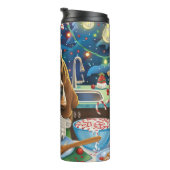 Bouteilles Isothermes Basset Hound Gîtes : Noël festif (Tourné sur la droite)