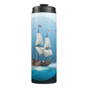 Bouteilles Isothermes Bateau dans une ampoule