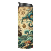 Bouteilles Isothermes Bateaux pirates et dragons de mer (Tourné sur la droite)