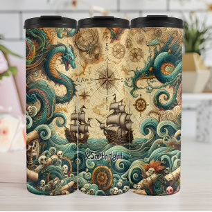 Bouteilles Isothermes Bateaux pirates et dragons de mer