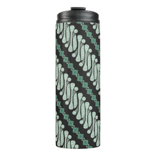 Bouteilles Isothermes Batik Parang Yogyakarta : Motif Flora moderne