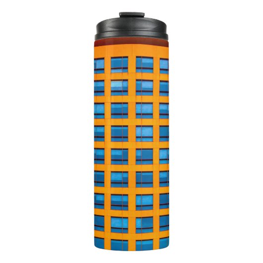 Bouteilles Isothermes Bâtiment bleu et orange (Devant)
