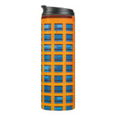 Bouteilles Isothermes Bâtiment bleu et orange (Tourné sur la droite)