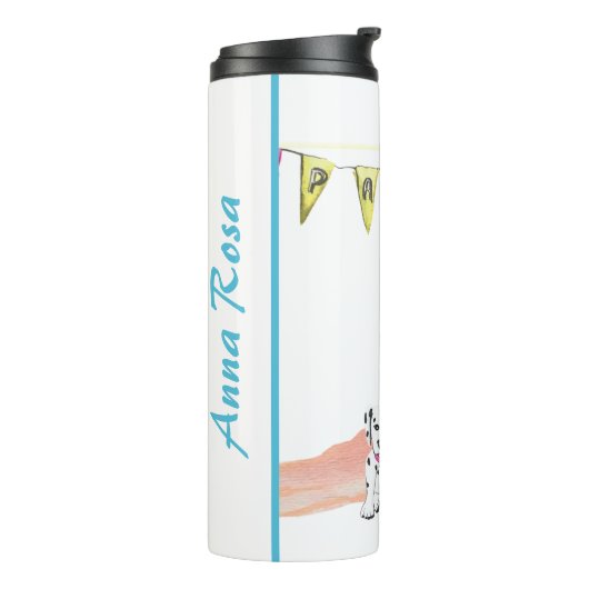 Bouteilles Isothermes *~* Beach BALL Ocean Sea Nautical PUPPY PARTY (Tourné sur la gauche)