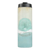 Bouteilles Isothermes Beach House Clam Shell Aqua Blue ID623 (Devant)