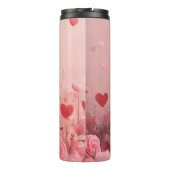 Bouteilles Isothermes Beagle avec des roses - Saint-Valentin (Dos)