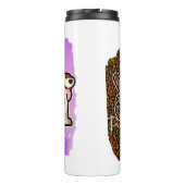 Bouteilles Isothermes Beagle d'amour de paix personnalisé avec message (Dos)