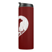 Bouteilles Isothermes Beagle papa / Beagle Amoureux de les chiens Fars D (Tourné sur la droite)