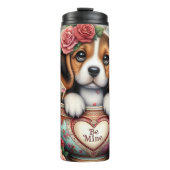 Bouteilles Isothermes Beagle Puppy Teacup Be Mine Wrap (Devant)