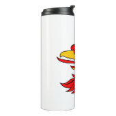 Bouteilles Isothermes Beak de la créature rouge d'oiseaux (Tourné sur la gauche)