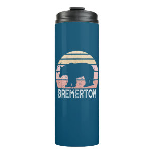 Bouteilles Isothermes Bear rétro Bremerton Washington