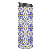 Bouteilles Isothermes 💙 💛 Beau Azulejos bleu et jaune (Tourné sur la droite)