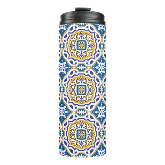 Bouteilles Isothermes 💙 Beau Azulejos bleu IV (Devant)