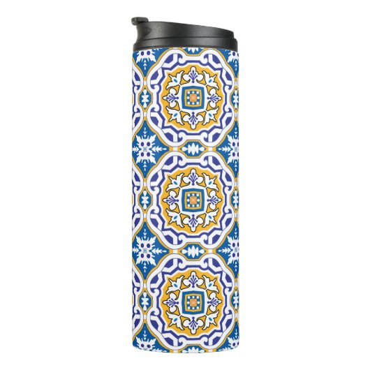 Bouteilles Isothermes 💙 Beau Azulejos bleu IV (Tourné sur la droite)