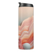 Bouteilles Isothermes Beau Boho Abstrait 3D (Tourné sur la droite)