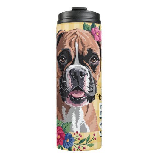 Bouteilles Isothermes Beau Boxer (Devant)