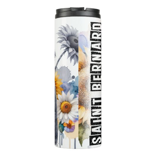 Bouteilles Isothermes Beau chien Saint Bernard (Dos)