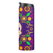 Bouteilles Isothermes Beau crâne avec Fleurs Día de los Muertos (Tourné sur la droite)