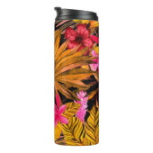 Bouteilles Isothermes Beau fond motif d'été fleuri sans soudure (Tourné sur la droite)