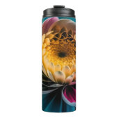 Bouteilles Isothermes Beau gros plan d'un Art numérique à fleurs (Devant)