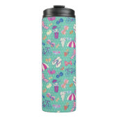 Bouteilles Isothermes Beau motif avec des éléments d'été (Devant)