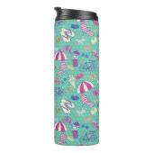 Bouteilles Isothermes Beau motif avec des éléments d'été (Tourné sur la droite)