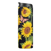 Bouteilles Isothermes Beau motif de tournesols (Tourné sur la droite)