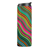 Bouteilles Isothermes Beau Motif multicolore coloré (Tourné sur la gauche)