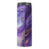 Bouteilles Isothermes Beau Motif violet torride sans joint (Dos)