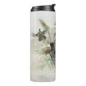 Bouteilles Isothermes Beau plateau avec faisans, Art (Tourné sur la gauche)