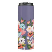 Bouteilles Isothermes Beau Violet Botanique Floral Fleurissant (Dos)