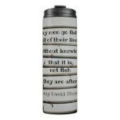 Bouteilles Isothermes Beaucoup d'hommes vont à la pêche Barres gris (Devant)