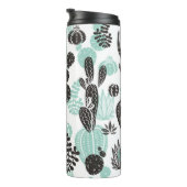 Bouteilles Isothermes Beautiful hand drawn cacti doodle seamless pattern (Tourné sur la droite)
