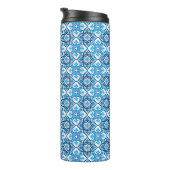 Bouteilles Isothermes 💙🤍 Beaux azulejos bleus et blancs X, (Tourné sur la droite)