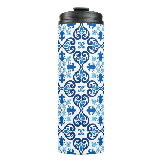 Bouteilles Isothermes 💙 Beaux Azulejos bleus III (Devant)