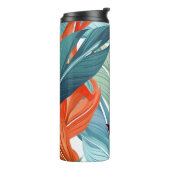 Bouteilles Isothermes Beaux Feuilles tropicaux (Tourné sur la gauche)