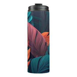 Bouteilles Isothermes Beaux Feuilles tropicaux