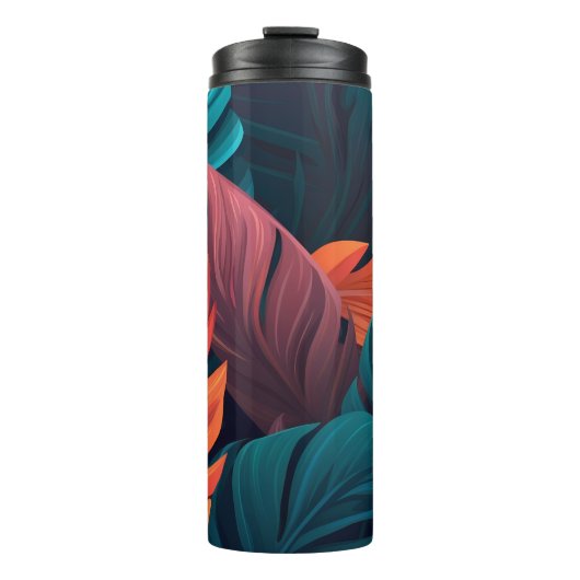 Bouteilles Isothermes Beaux Feuilles tropicaux (Devant)