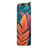 Bouteilles Isothermes Beaux Feuilles tropicaux (Tourné sur la gauche)