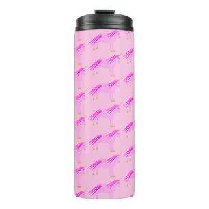 Bouteilles Isothermes Bébé rose jolie fille Unicorn Motif