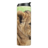 Bouteilles Isothermes Bébé Tiger monogramme personnalisé tumbler (Tourné sur la gauche)