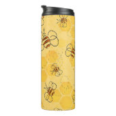 Bouteilles Isothermes Bee Buzzing Honey Bees mignonne (Tourné sur la droite)