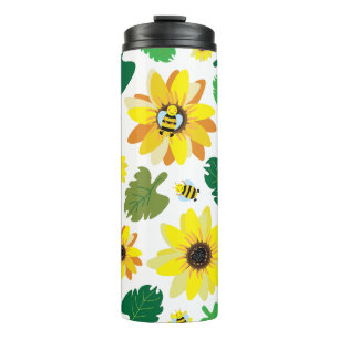 Bouteilles Isothermes Bee de tournesol mignonne