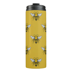 Bouteilles Isothermes Bee Haven : Motif jaune Vintage